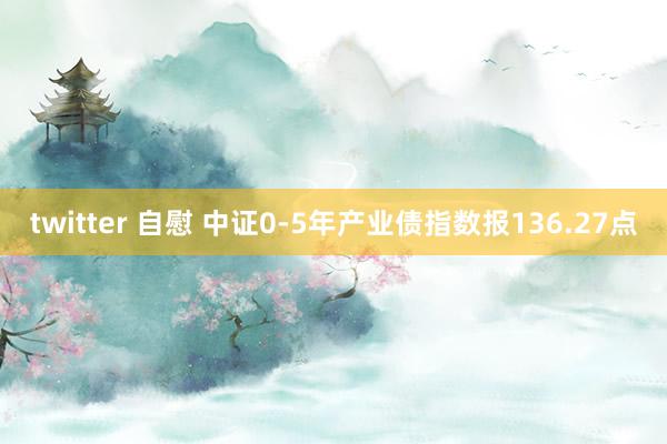 twitter 自慰 中证0-5年产业债指数报136.27点
